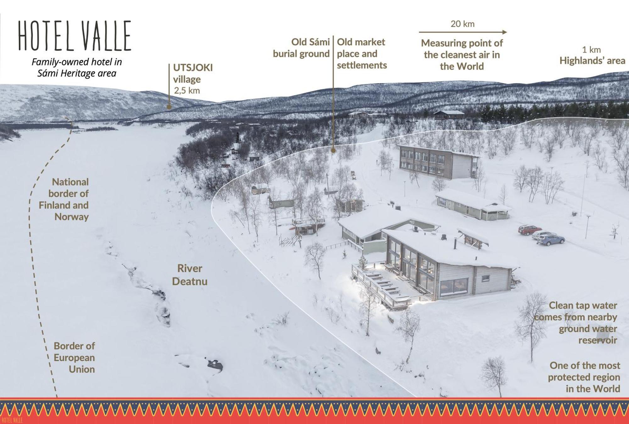 Hotel Valle Lapland ウツヨキ エクステリア 写真